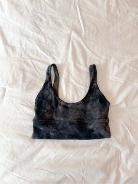 Lululemon Diamond Dye / Graphite Grey Align Reversible Light Support Size 4